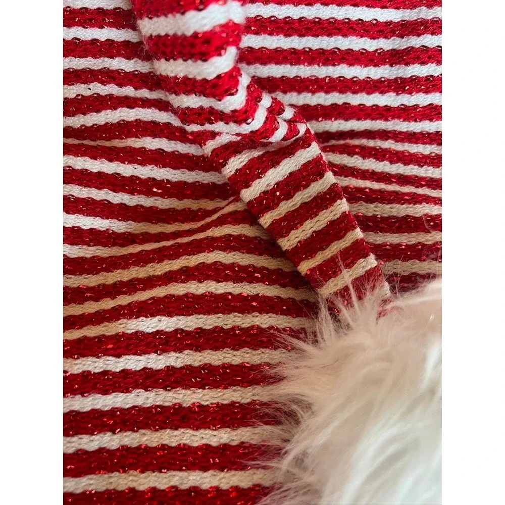 Christmas‎ Eve Santa Hat Lot Large Red Buffalo Plaid Leopard Stripe Fun Unique